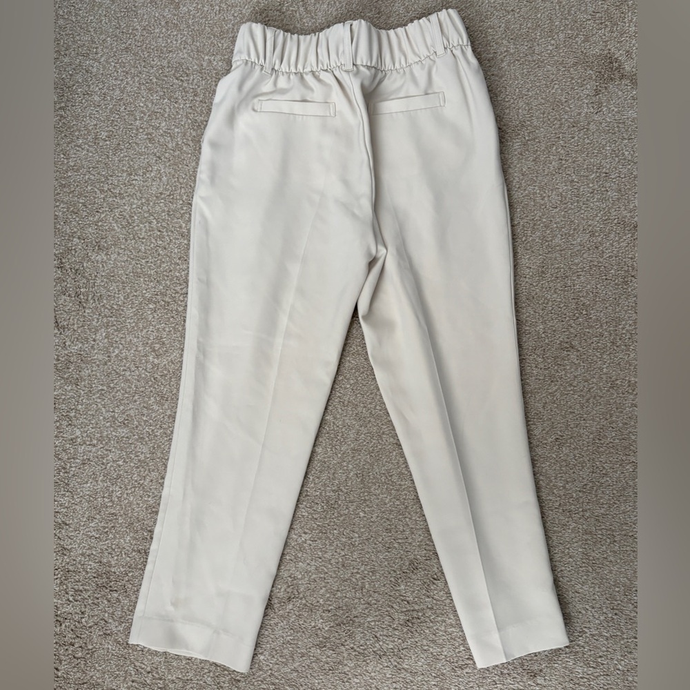 ATM Anthony Thomas Melillo Twill Drawstring Crop Pants Faded Khaki - Picture 4 of 8